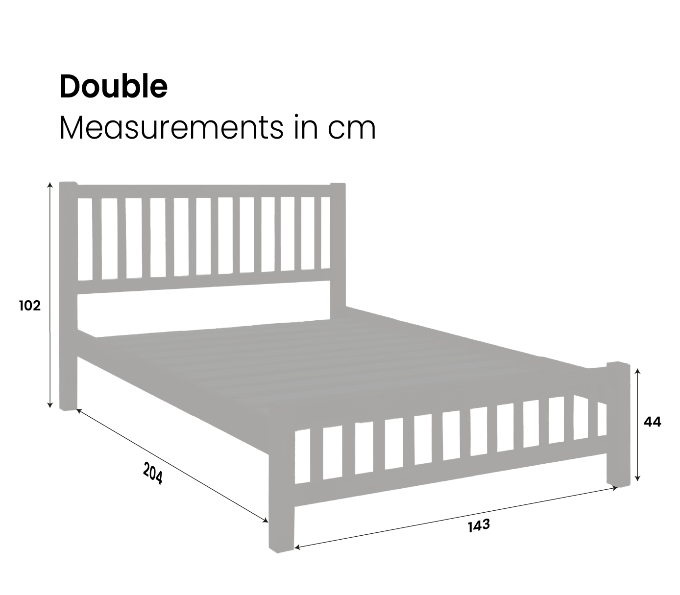 Balance - Wooden Bed Frame
