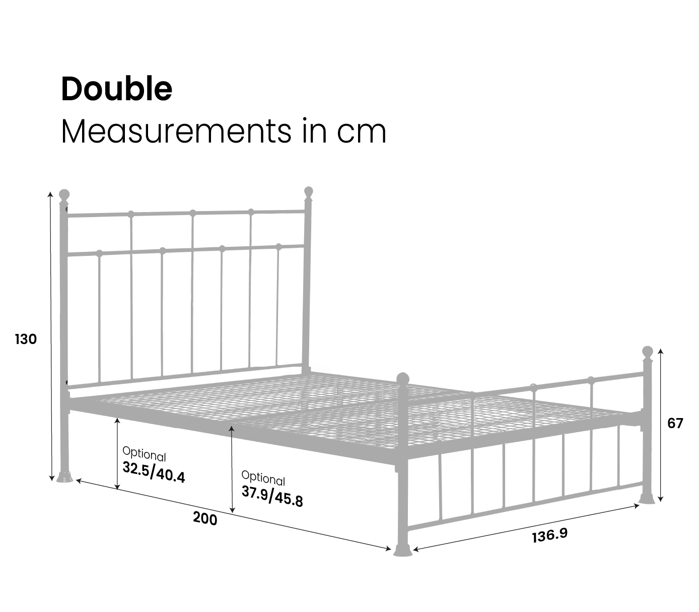 Level - Metal Bed Frame