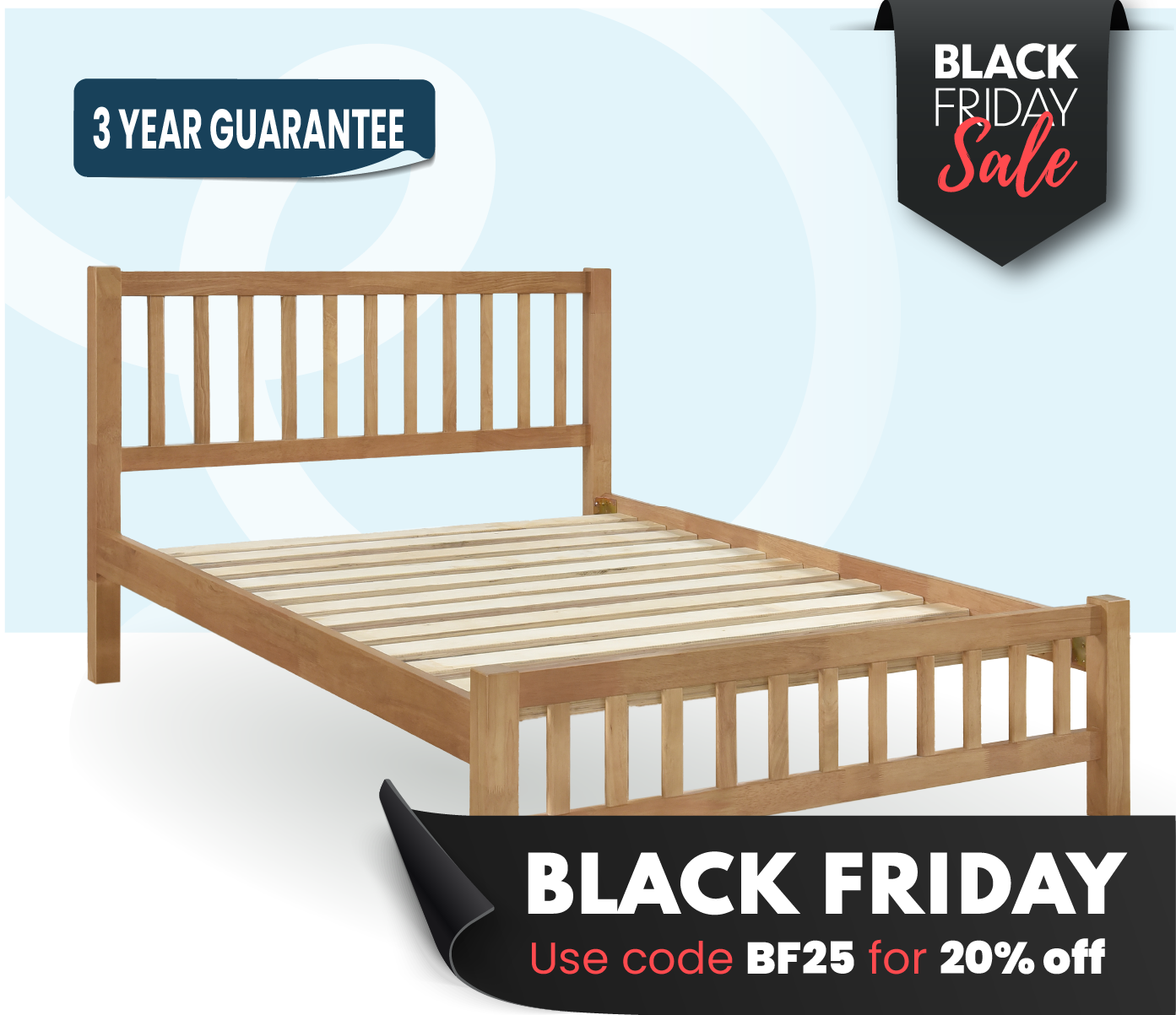 Balance - Wooden Bed Frame